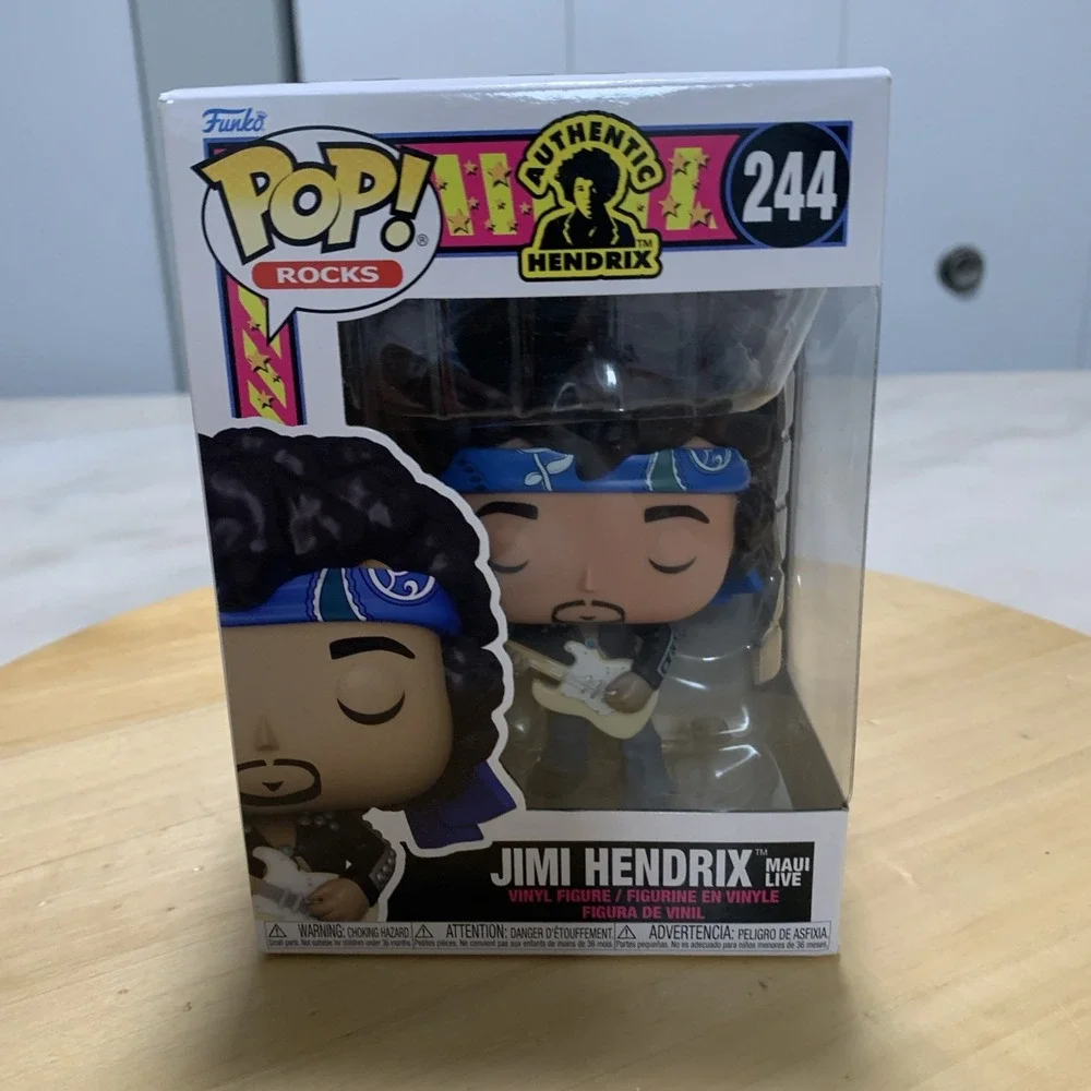 Funko POP! Rocks Jimi Hendrix Live in Maui #244 w/protector